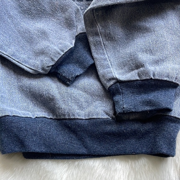 Vintage University of Michigan Denim Kids Sweatshirt Pullover Sz 2-3 Made in USA - Picture 4 of 8